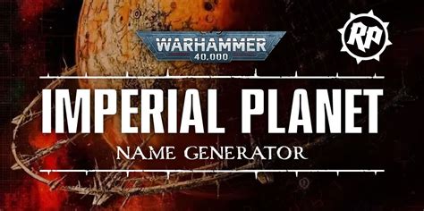 Warhammer 40,000 Name Generators — Realm of Plastic.